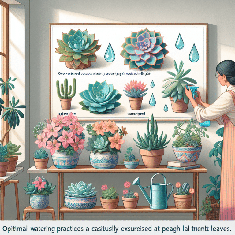 Indoor Succulent Watering Mistakes to Avoid
