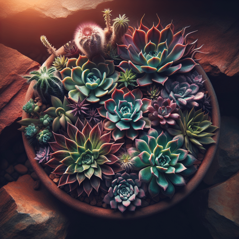Succulent Arrangement Using Different Varieties