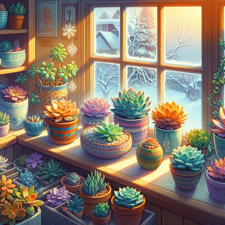 Indoor Succulent Care during Winter