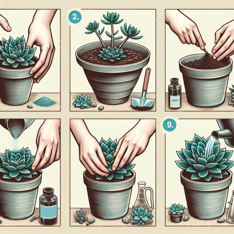 Repotting Indoor Succulents Step by Step