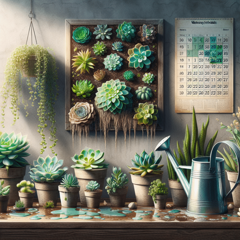 Indoor Succulent Watering Schedule