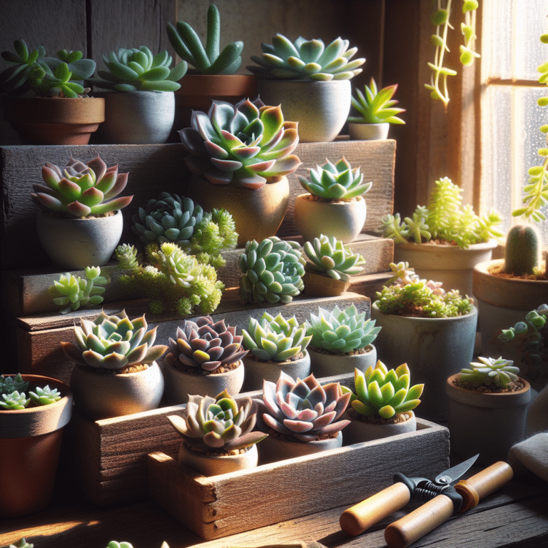 Mini Succulents for Indoor Gardening
