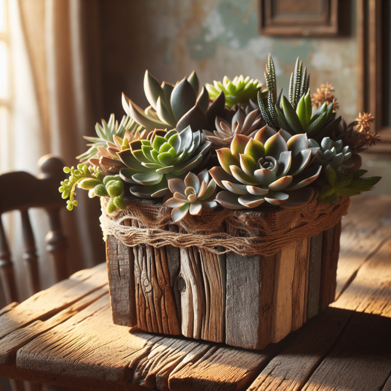 How to Make a Rustic Succulent Planter