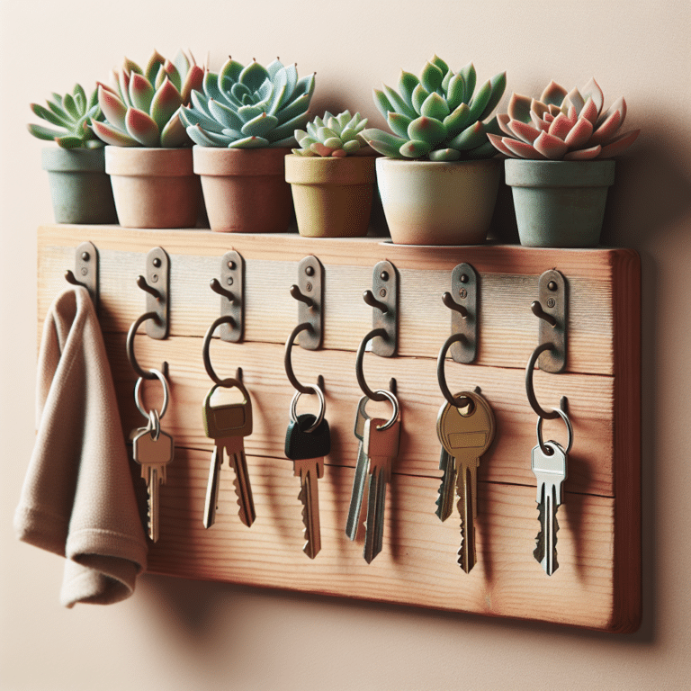 DIY Succulent Key Holder Ideas