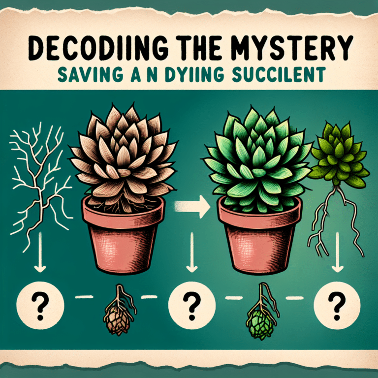 Decoding the Mystery: Saving a Dying Succulent