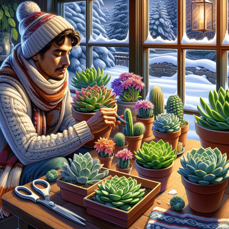 Indoor Succulent Care During Winter