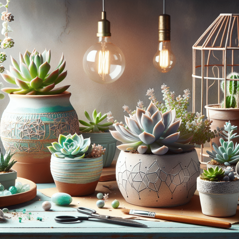 Homemade Gift Ideas Featuring Succulents