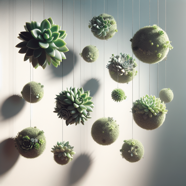 Easy DIY Floating Succulent Balls