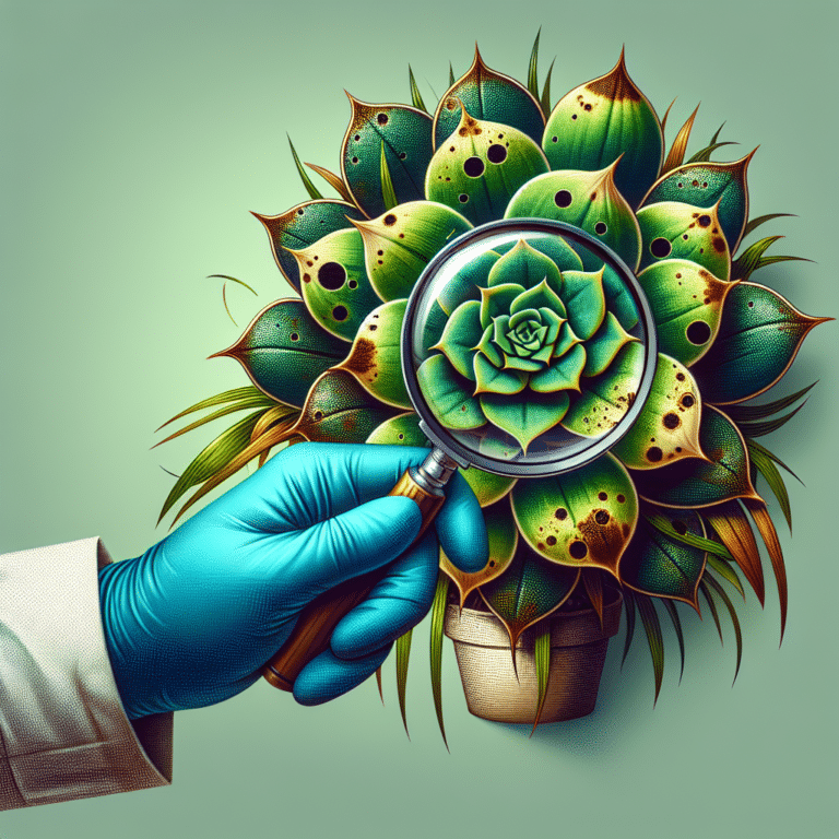 Exploring the Causes of Spotting on Succulent Leaves