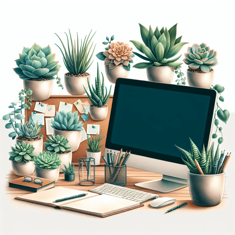 Easy Succulent Types for Office Desks