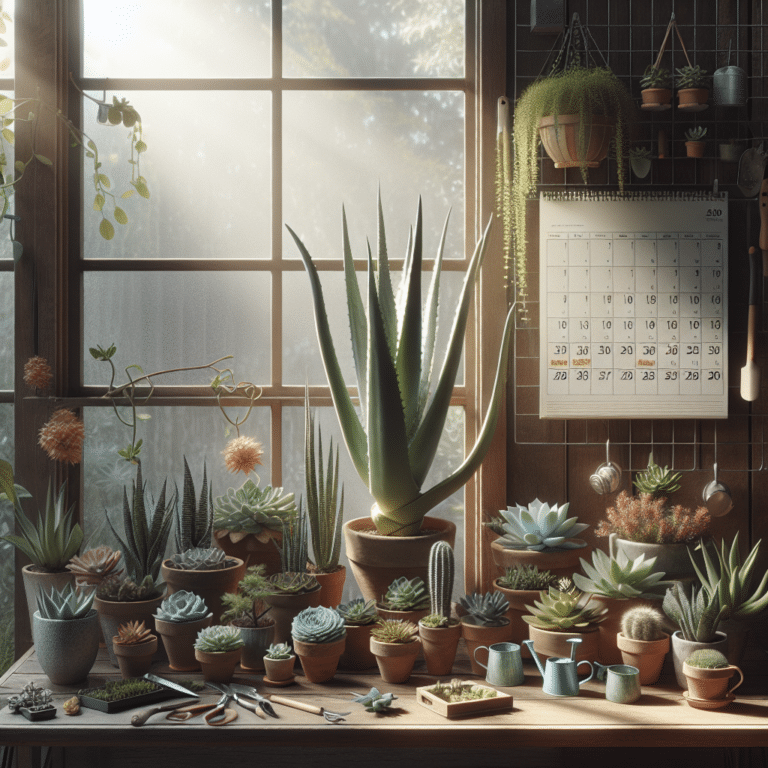 Indoor Succulent Watering Schedule
