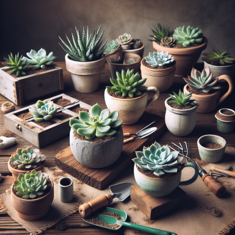 Simple and Creative DIY Succulent Planters
