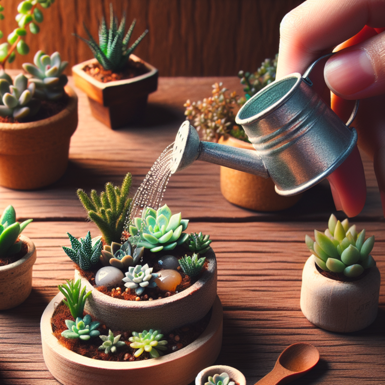 Tiny Greens: DIY Project for Miniature Succulent Gardens