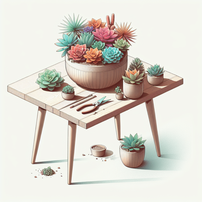 Bring Life to Your Workspace with a DIY Succulent Arrangement