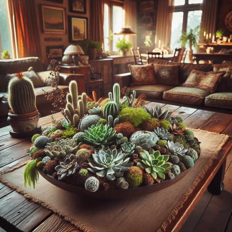 Breathe Life into Your Living Room with a DIY Succulent Centerpiece