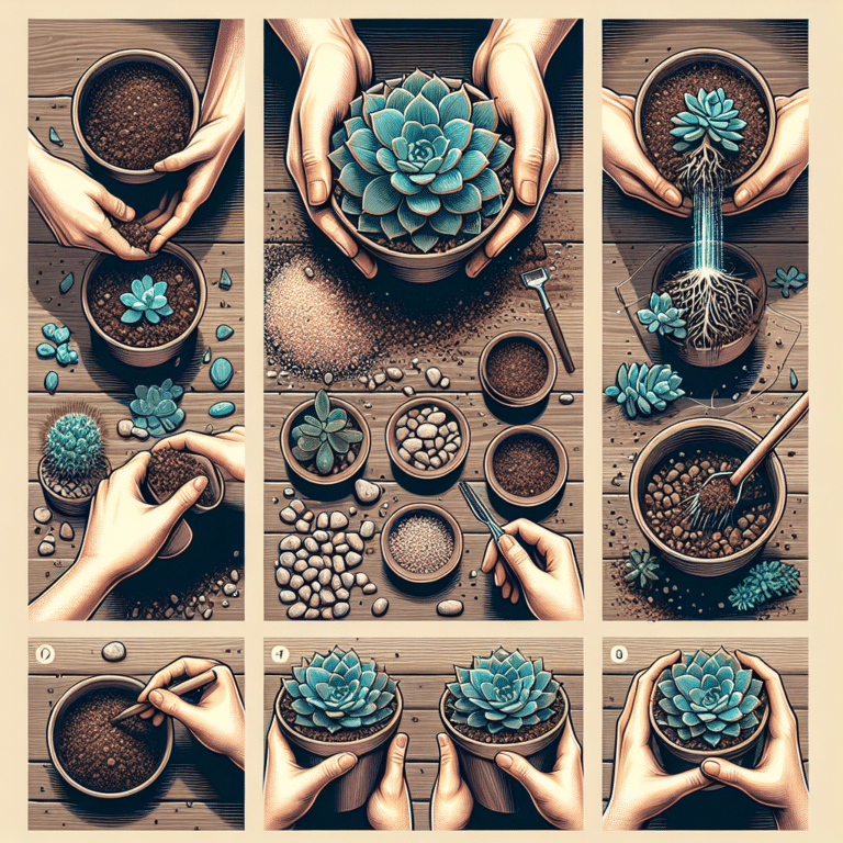 Repotting Indoor Succulents Step by Step