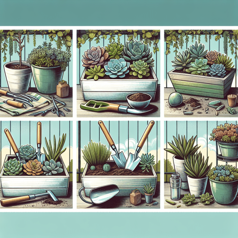 DIY: Building a Succulent Garden for a Balcony Setting