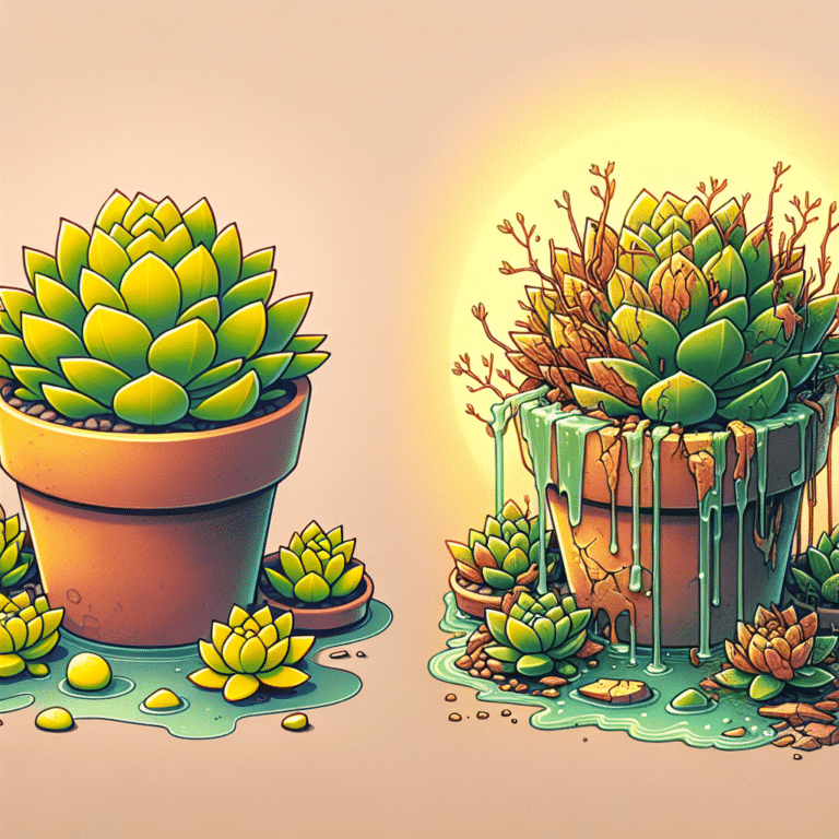 Case of the Yellow Succulents: Over or Under Watering?