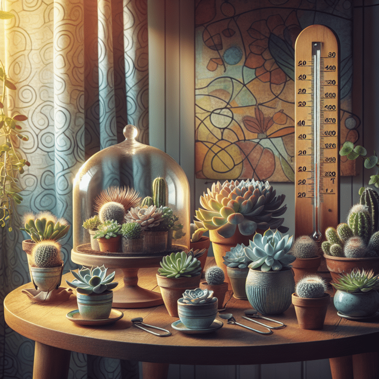 Indoor Succulent Humidity and Temperature Guide