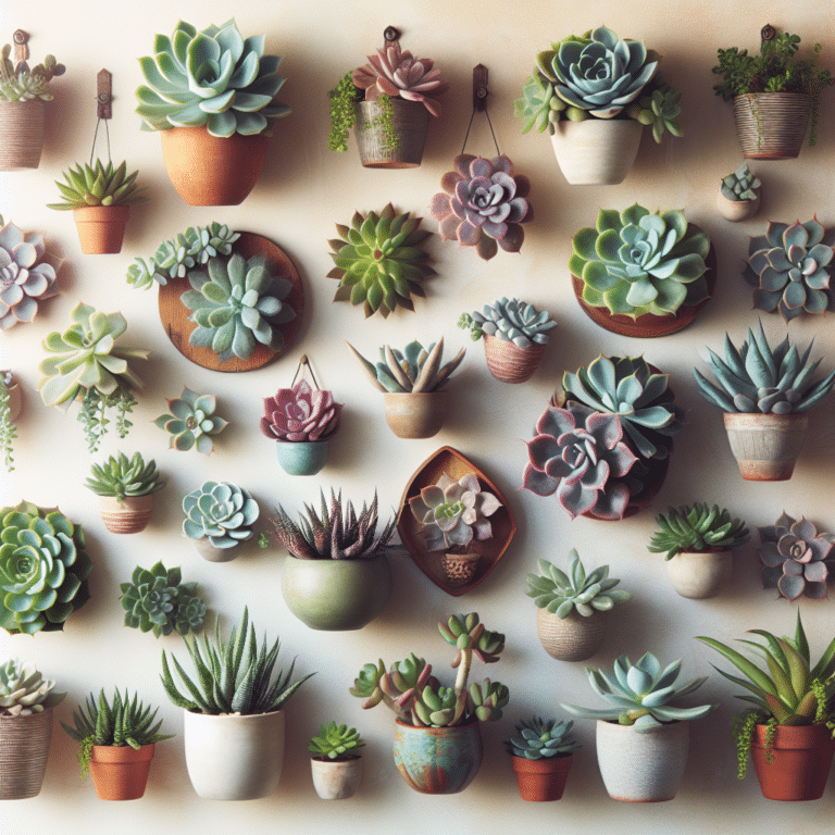 The Art of DIY Succulent Wall Decor