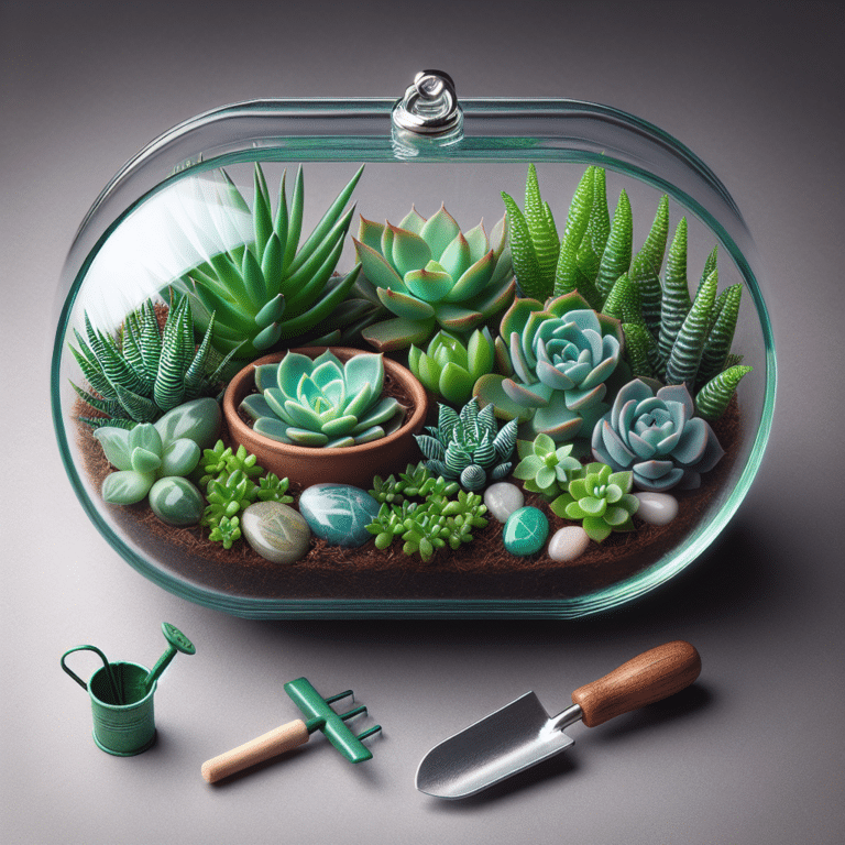 Crafting a Miniature Succulent Garden: A DIY Guide