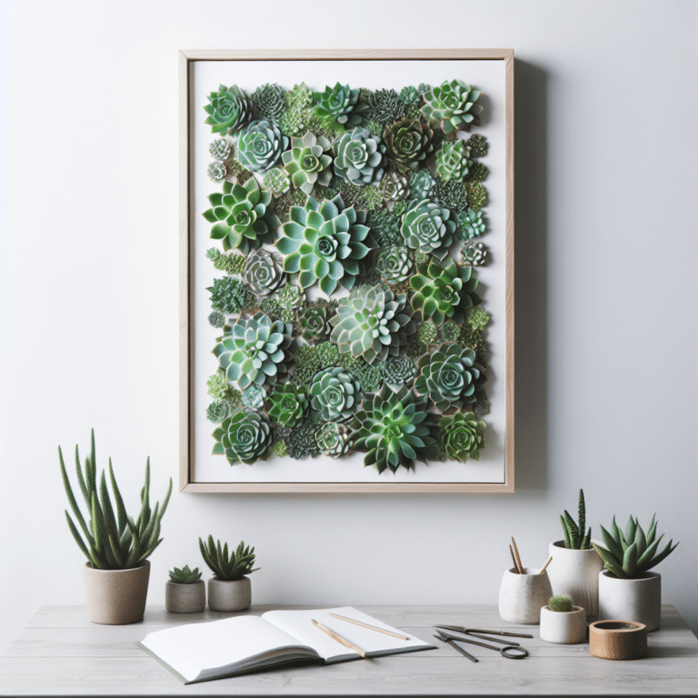 Art Comes Alive: DIY Succulent Wall Art