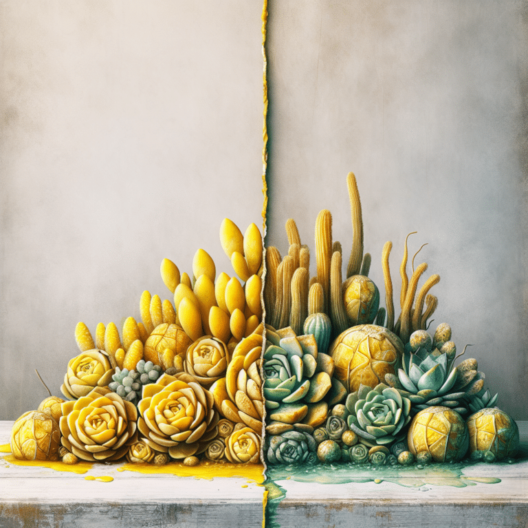 Case of the Yellow Succulents: Over or Under Watering?