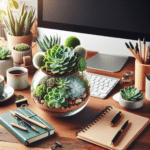 Add Greenery to Your Work Desk With a DIY Succulent Terrarium